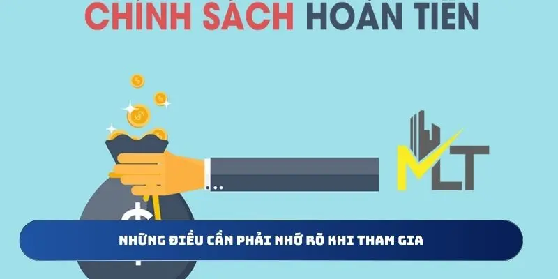 Những điều cần phải nhớ rõ trước khi tham gia